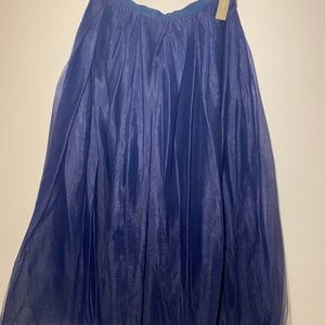J Crew Navy tulle skirt
